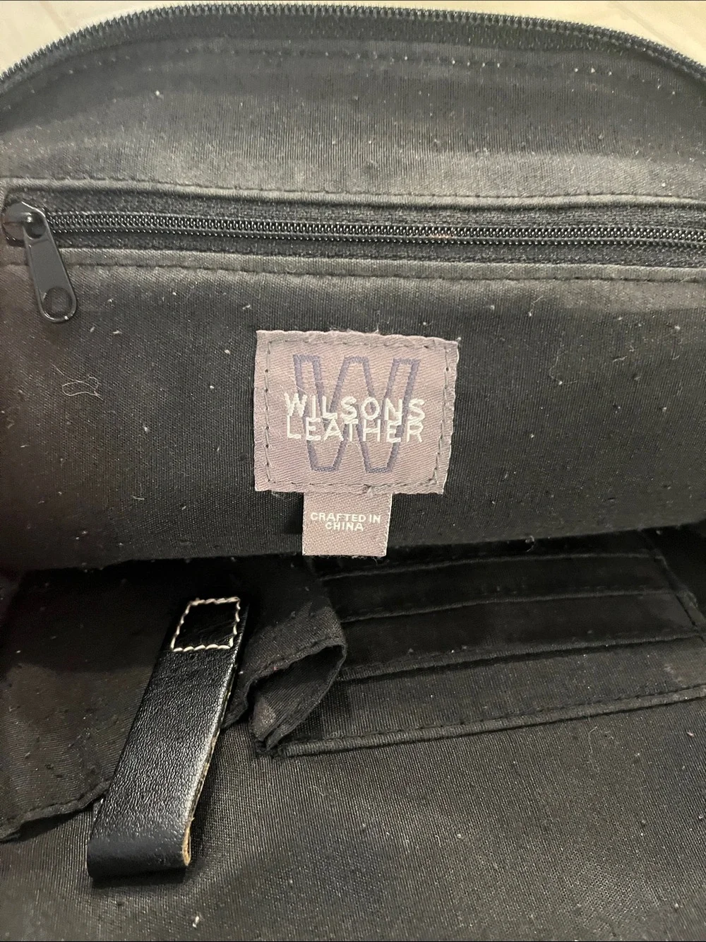 Wilsons Leather Black Leather Women's Backpack